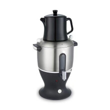 Electric Tea Kettle 6L Double Pot Stainless Steel Tea Maker with Infuser and Keep Warm Function
