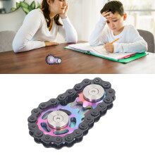 Multi-Color Metal Sprocket Chain Gear Toy – Decompression Pocket Size