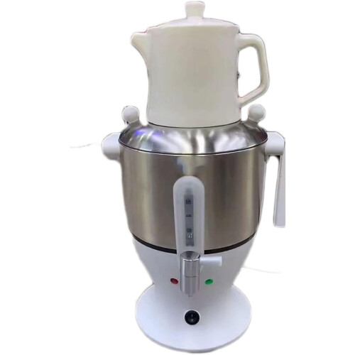 Electric Tea Kettle 6L Double Pot Stainless Steel Tea Maker with Infuser and Keep Warm Function 1
