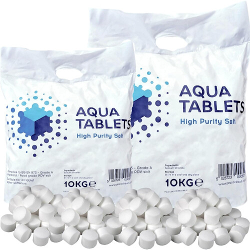 2 x Water Softener Salt Tablets 10kg Purity Salt 1