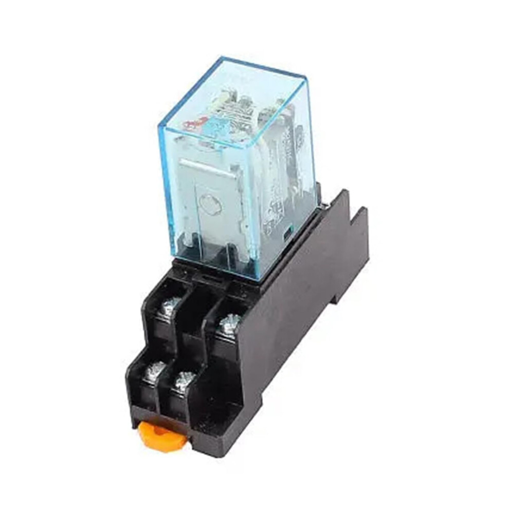 My2nj Ac 6V Coil 8 Pin Dpdt Electromagnetic Power Relay With Socket Base 9365049020138