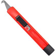 Retractable Hook Bladed Knife for Golf Club Re-gripping, Durable Stainless Steel, Ergonomic Handle, Precision Tool