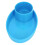 Compact Travel Snack Tray with Secure Cup Holder - Blue 14