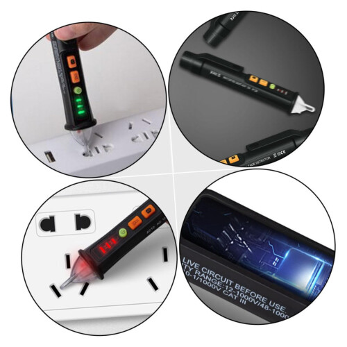 Voltage Tester Pen with Precision Sensor, Dual Range Electrical Tester and BuiltIn Flashlight 2