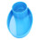 Compact Travel Snack Tray with Secure Cup Holder - Blue 15