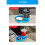 Compact Travel Snack Tray with Secure Cup Holder - Blue 6