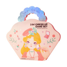 Sticker Makeup Set – Sticker DressUp Game for Girls, Creative Sticker Activity Book, Fun Art Set, Home Sticker Activity Book, The e