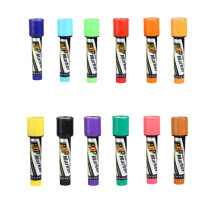 12-Color Big Head Marker Pen 30mm Marking Pen