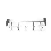 Support de porte pour suspendre des objets, crochets épais en acier inoxydable, étagère de rangement robuste avec 5 maillons, crochets de porte