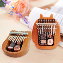 Kalimba Mini-Daumenklavier, 10 Tasten, tragbares