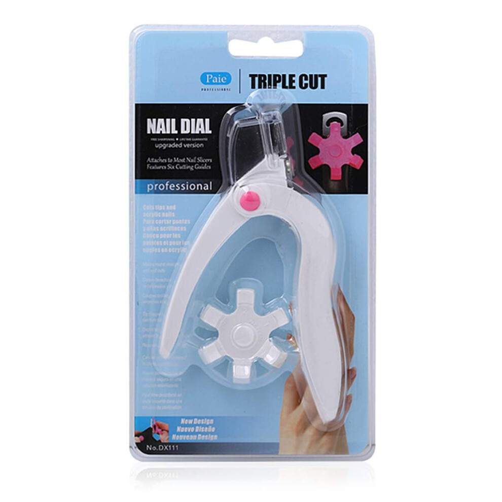 Nail Edge Cutter Professional Nail Art Tool For Acrylic Gel False Tips Salon And Home Use Stickers Included