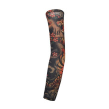 Summer Cooling Flower Arm Sleeves UV Protection for Outdoor Sports, Running, and Sun Safety - 20PCS, Tattoo Style, Lightweight