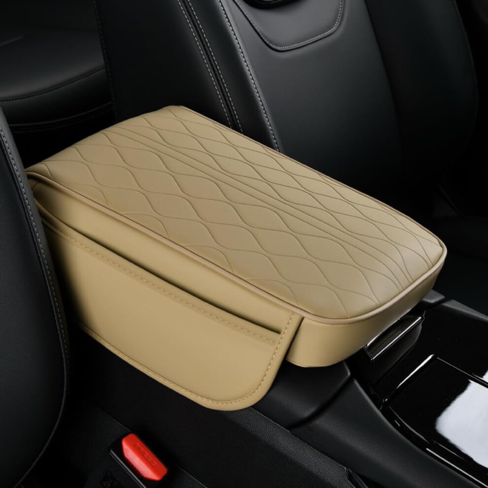 Car Armrest Cushion For Vw Golf 6 7 Gti, Waterproof Center Console Pad With Ergonomic Elbow Support 9365049020831