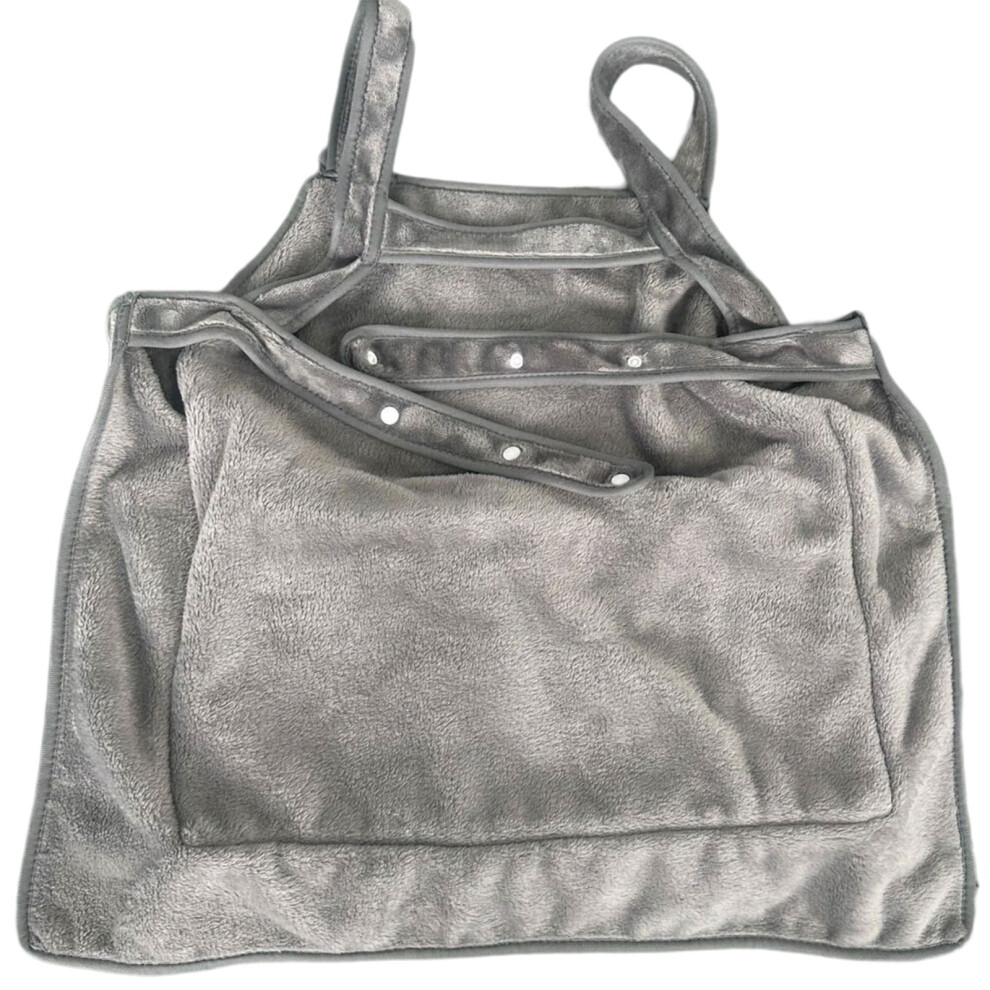 Cats Sleeping Bag Holding Aprons with Pocket Smock Pet-Gray