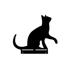 Decoratieve tuinpalen Buitentuindecoraties Kattenpaal-JSTY075