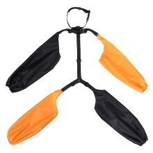 Waterdichte legging voor huisdieren, casual-zwart oranje L
