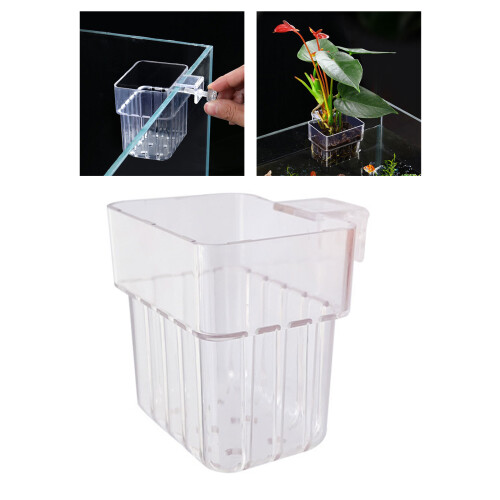 Fishtanks Planter Cup Holder Hanging Aquarium Planter Support 1