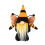 Peluches abeilles, décorations, jolis Tomtes suédoises,-Jaune 1