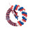 Independence Day Wreath Patriotics Wreath Artificial Wreath with 1