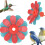 9/30pcs Colorful Replacement Flowers for-30 piece set 3