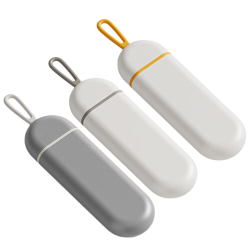 Conteneur de médicaments étanche, boîte de-orange blanc 1