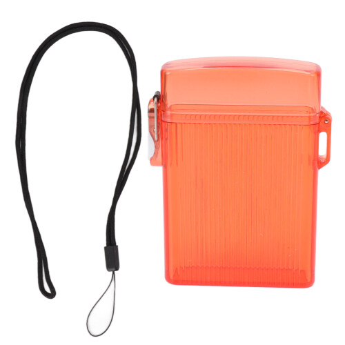 Portable Cigarette Container With Leak Detection Compatibility, Waterproof Transparent Case High Capacity Compact Lightweight Design (3PCS)