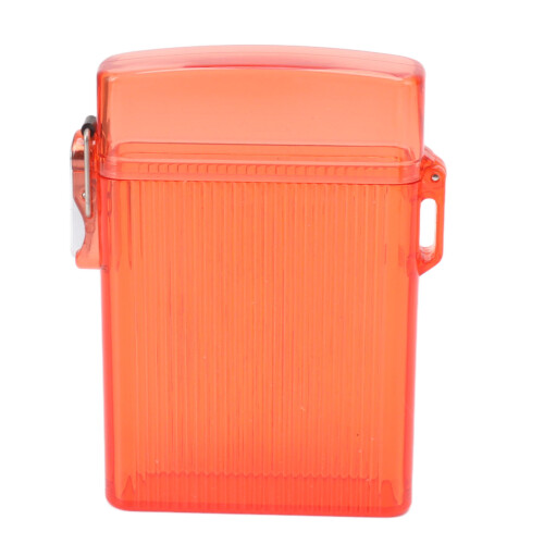 Portable Cigarette Container With Leak Detection Compatibility, Waterproof Transparent Case High Capacity Compact Lightweight Design (3PCS) 2