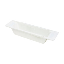 Adjustable Bathtub Caddy For Bathroom, Expandable Design Plastic Bath Tray With Non Slip Handles And Drain Hole, Versatile Usage In Kitchen