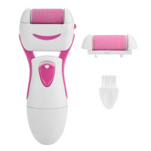 Dead Skin Remover Electric Foot Grinder Battery Operated Foot Care Device High Quality ABS Material With Fine Quartz Roller Fast Dermabrasion Non