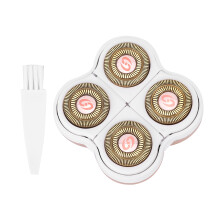 Waterproof Design Replacement Heads For Women Electric Legs Shaver, Floating Blade Net Skin Friendly High Quality Material Compatible With Flawless