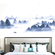 Smooth Clean Surface Application, Wall Mural Decoration For Mountain River Scenes, Easy Installation And Customizable Size, 90Cm X 60Cm (35.4" X 23.6"