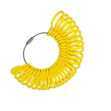 Ring Size Measuring Tool, Accurate Stainless Steel Gauges, Half Size Increments, With Additional Magnifying Glass For Enhanced Visibility
