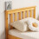 Comfy Living (3ft Single, Caramel) Riga Wooden Bed Frame with Lucy Mattress 3