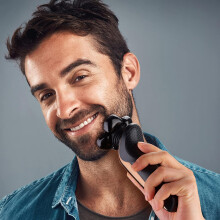 Ultimate Grooming Solution, 4d Floating Shaver For Men, Lcd Display, Cordless Rechargeable, 6 Detachable Heads, Perfect Gift For Him
