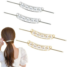Horquilla nupcial con perlas Swarovski, fácil de usar para crear peinados con un agarre cómodo y fiable para fiestas y uso diario.