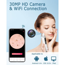 Oorwasverwijderaar met camera, draagbaar en oplaadbaar via USB, zeer compatibele oorreiniger met 1080p Full HD-camera, zachte oorlepels, digitaal