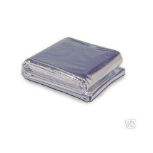 Manta térmica de emergencia multiusos, manta impermeable de lámina de Mylar para exteriores.