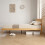 Comfy Living (5ft Kingsize, Caramel) Riga Wooden Bed Frame 6