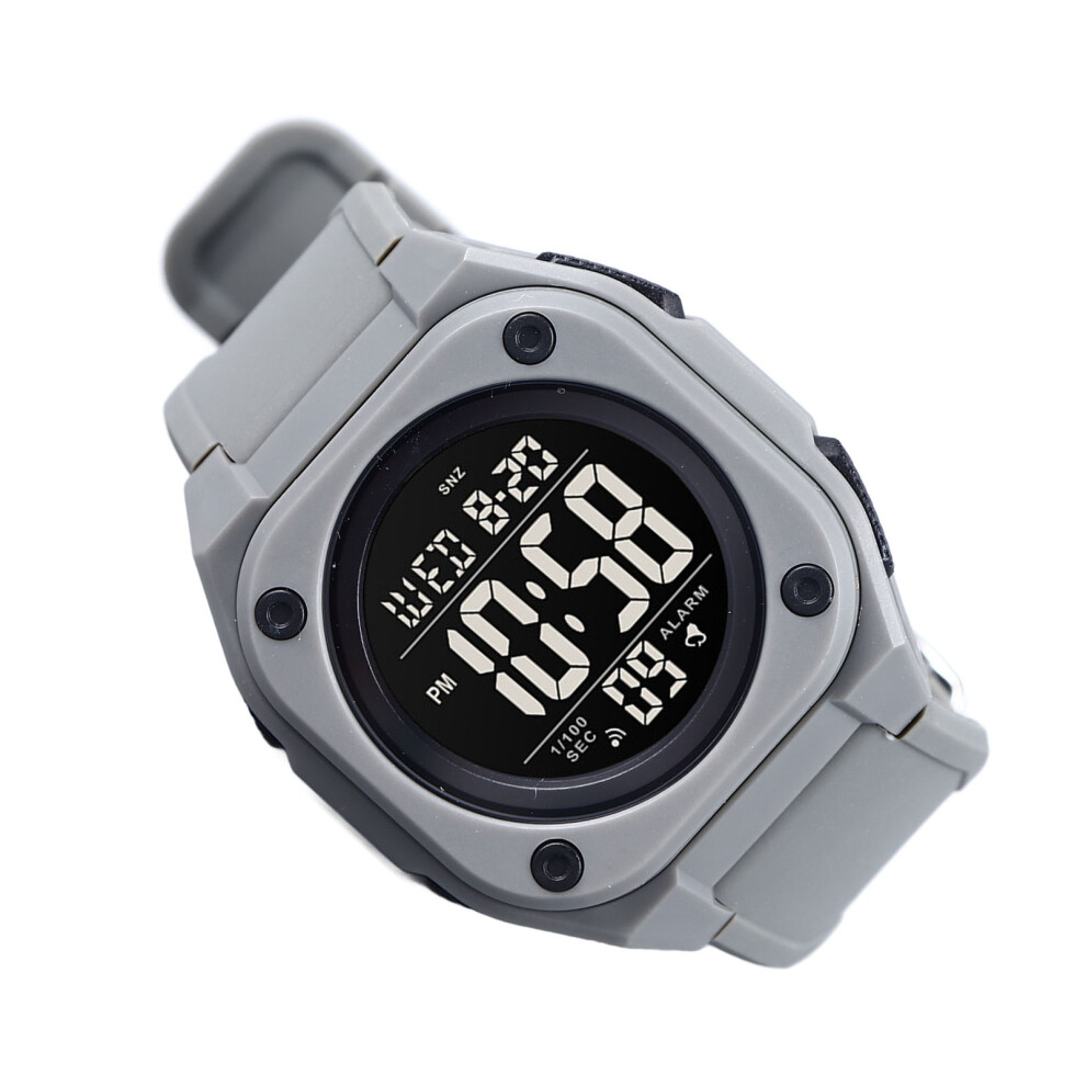 Multifunction Sports Watch Unisex Digital Waterproof 50M Grey 4601368758891
