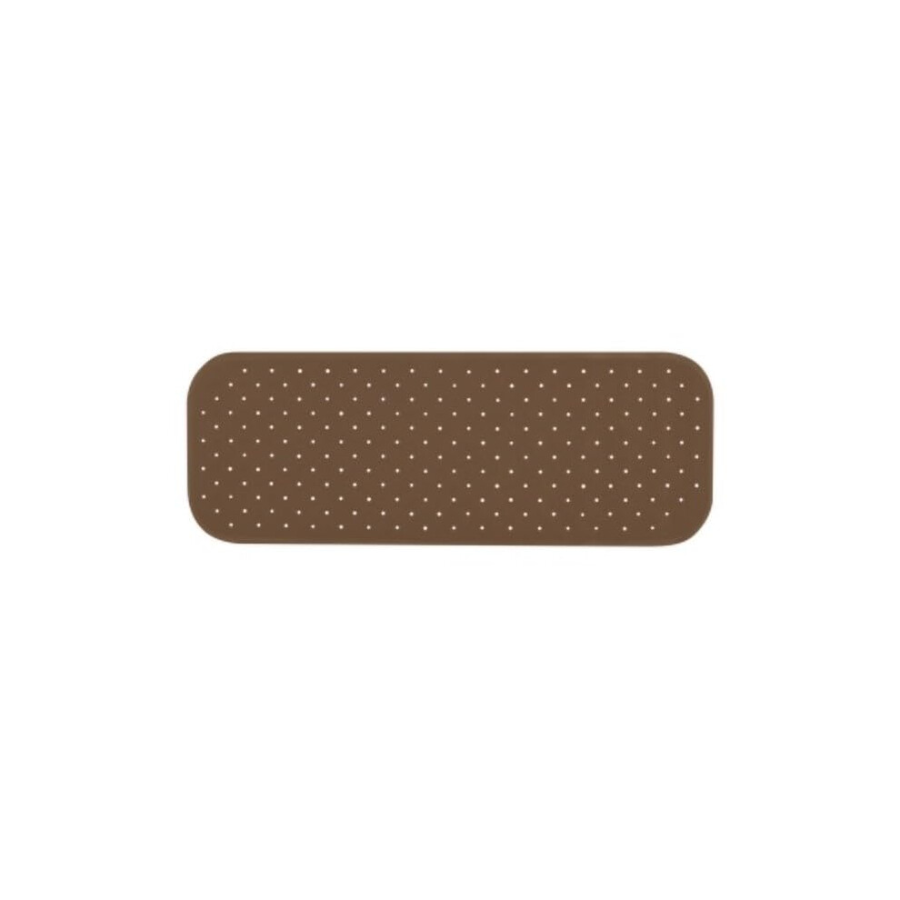 Msv Premium Shower Mat Bath Mat Bathtub Mat Antibacterial Non-Slip With Suction Cups ? Brown ? Smells Of Roses ? Approx. 36 X 97 Cm ? Washable At 60 5051221424163