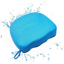 Hot Tub Booster Seat for Adults, 15 x 12 x 5 Inches, 3D Air Mesh Washable Spa Booster Seat with Non-Slip Micro Dot Bottom and Weighted for Quick Sink
