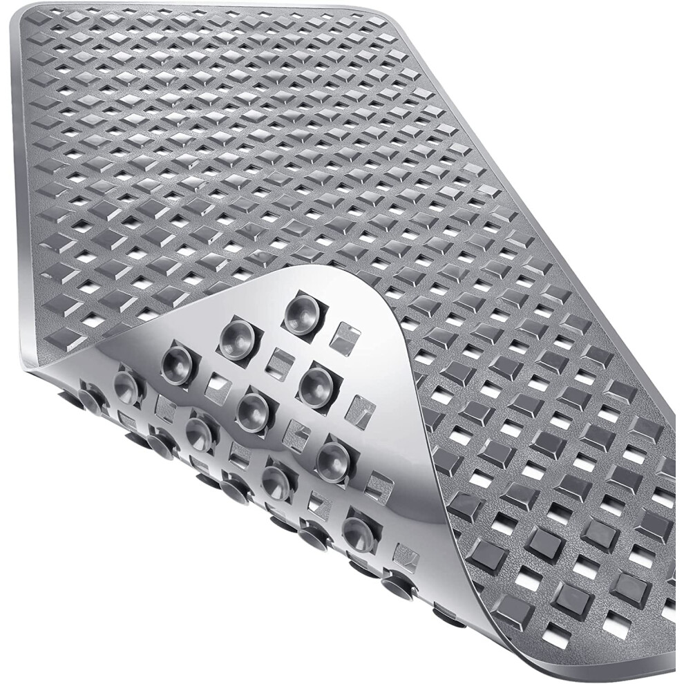 Yimobra Non Slip Bathtub Mat, Bath Mats For Tub, Shower Mat With Drain Holes Suction Cups, Machine Washable, Bpa, Latex, Phthalate Free 5051221428031