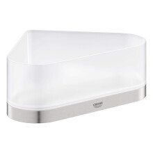 GROHE Selection Corner Shower Tray with Holder Supersteel 41038DC0
