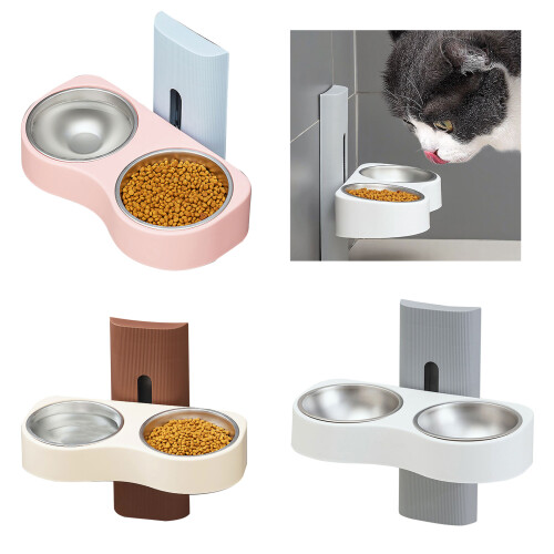 Bol d'alimentation pour chats de grande capacité, Double bol-2 2