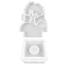 Decors Siliconen Mallen Fondant Mallen-met vierkante basis