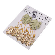 Stitching Marker Charm Breinaald Tip Stoppers-groene monstera