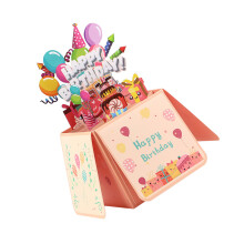 Delicate dozen verjaardagskaart envelop mooie opvouwbare-1 setje