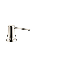 hansgrohe Joleena Bath and Kitchen Sink Soap Dispenser 3-inch, Transitional Soap Dispenser in Polished Nickel, 04796830