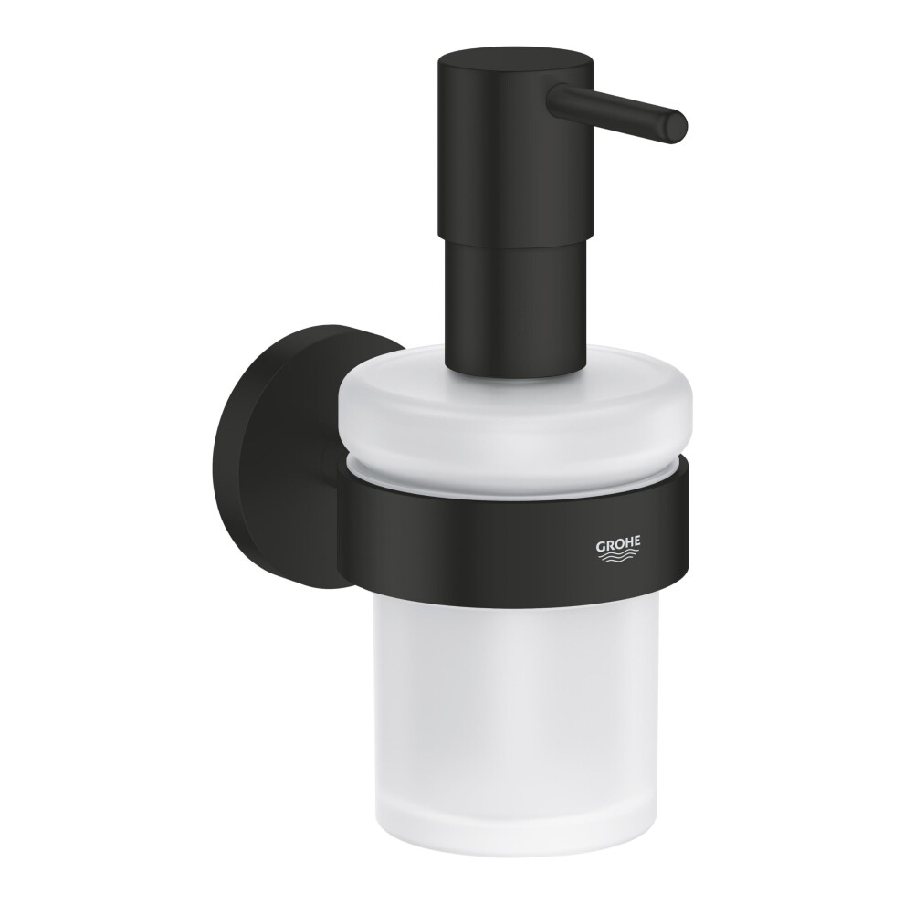 Grohe Start Quickfix Soap Dispenser With Holder (Metal And Glass, Filling Quantity 160 Ml, Concealed Fastening, Including Screws And Dowels, Easy To