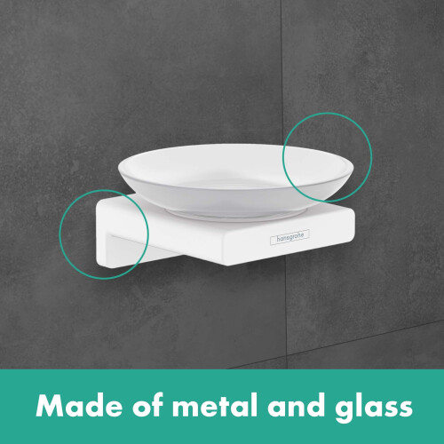 Hansgrohe hansgrohe AddStoris Soap dish, matt black, 41746670 1